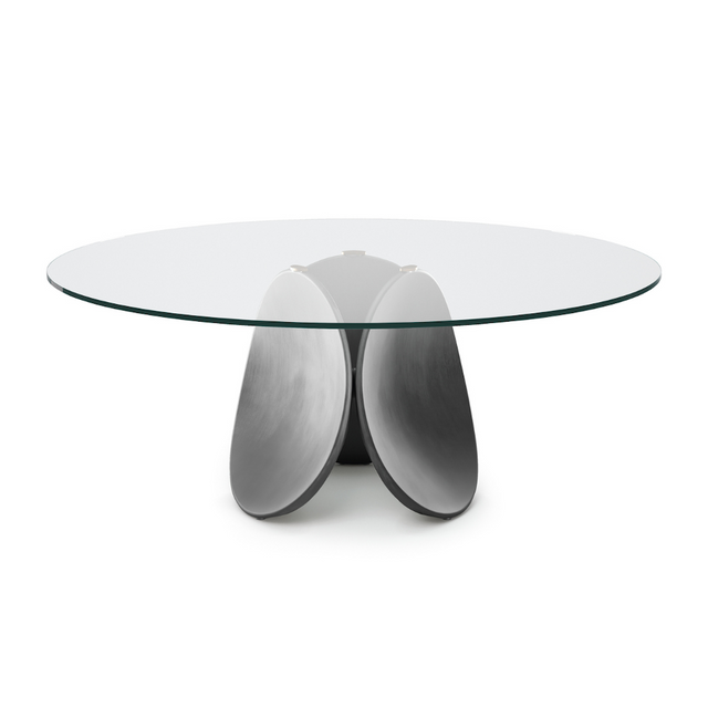 maxim glass round dining table | Cattelan Italia