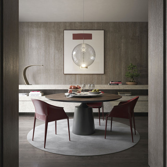 yoda wood round dining table | Cattelan Italia