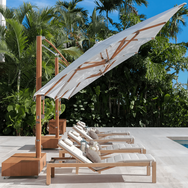 single cantilever with tilt option umbrella | Tuuci