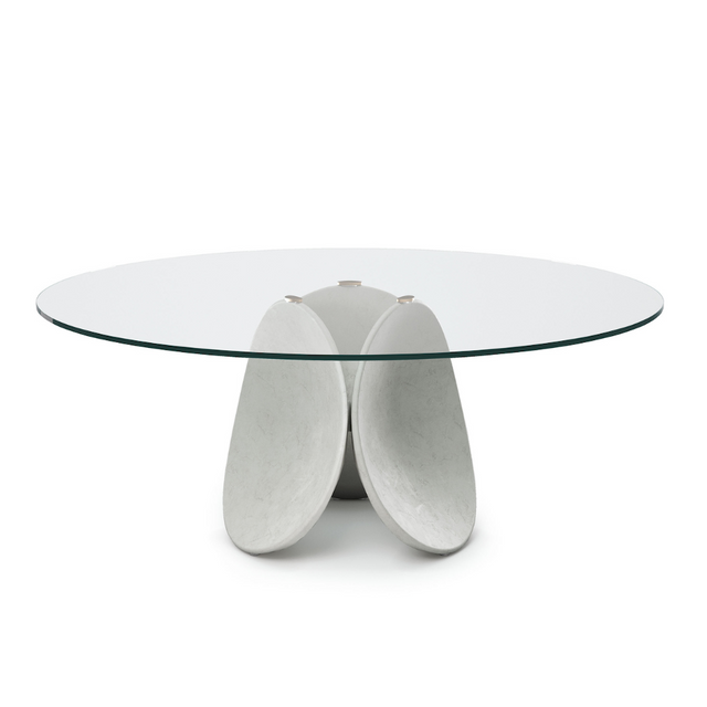 maxim glass round dining table | Cattelan Italia