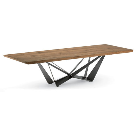 cattelan skorpio wood dining table