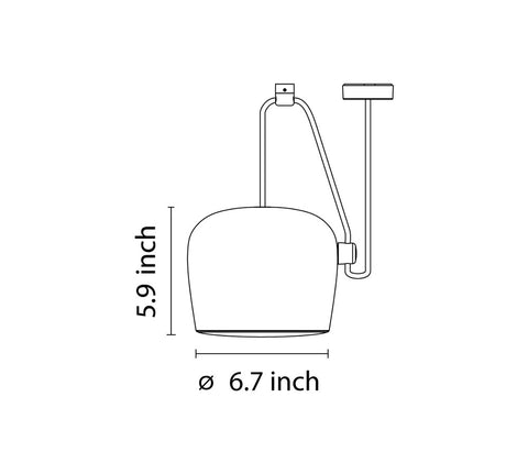 aim small suspension lamp | flos