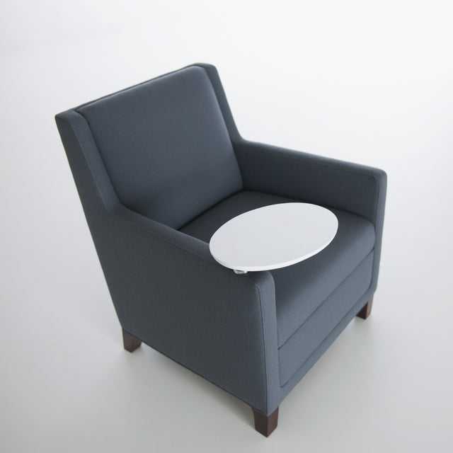 bernhardt design blaine lounge chair with table