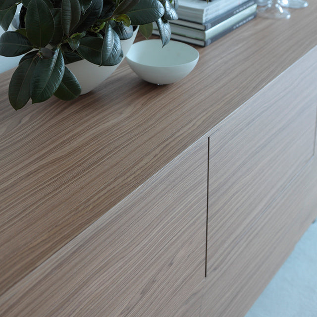 bontempi casa amsterdam credenza oak finish