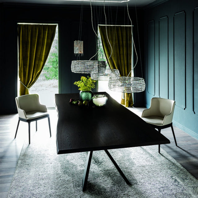 cattelan spyder wood dining table