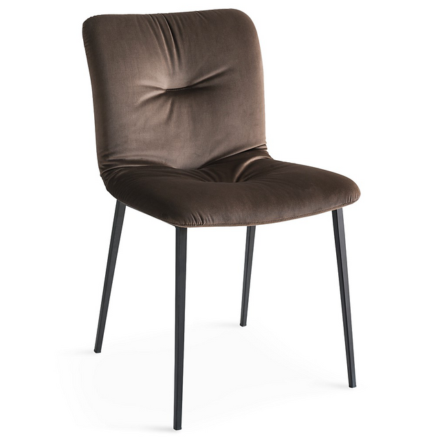 calligaris annie soft chair metal legs
