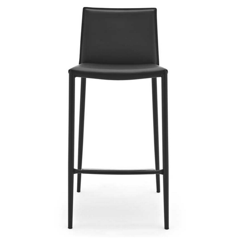 calligaris boheme counter stool in black