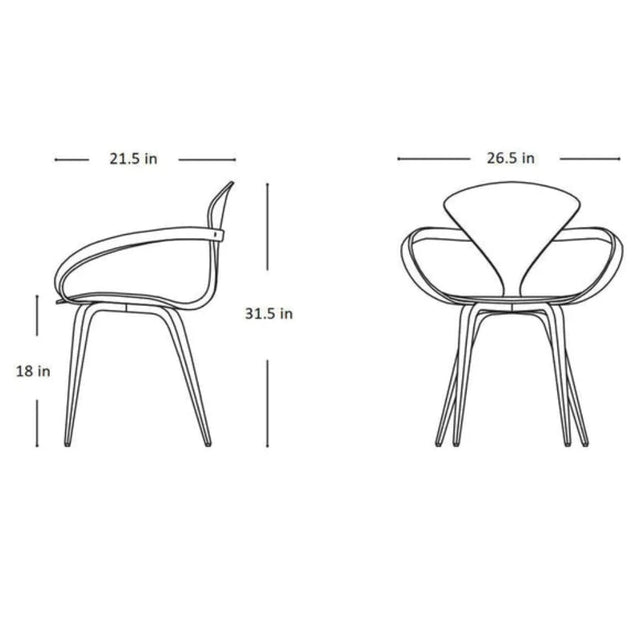 arm chair upholstered | Cherner