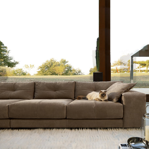 gamma soleado sofa in brown