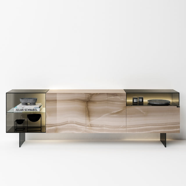 36e8 glass sideboard | Lago