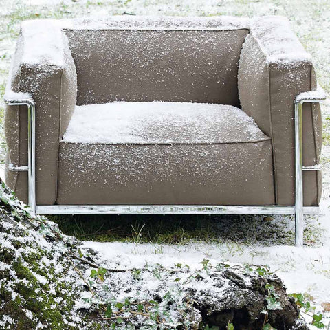 lc3 outdoor lounge chair | cassina