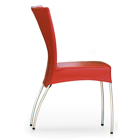 montis spica dining chair in red