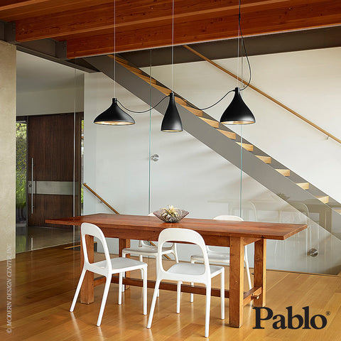pablo swell 3 string suspension lamp