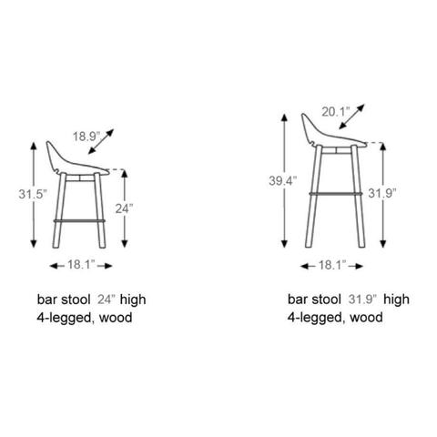 artifort beso wood leg stool specs