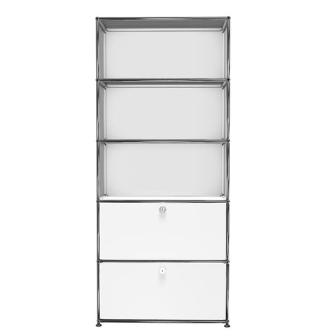 usm haller shelving r1f in pure white