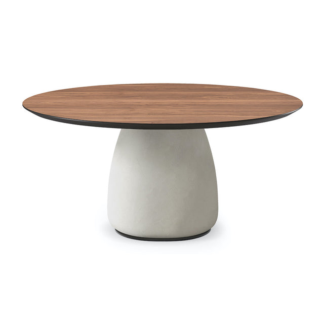 botero wood round dining table  | Cattelan Italia