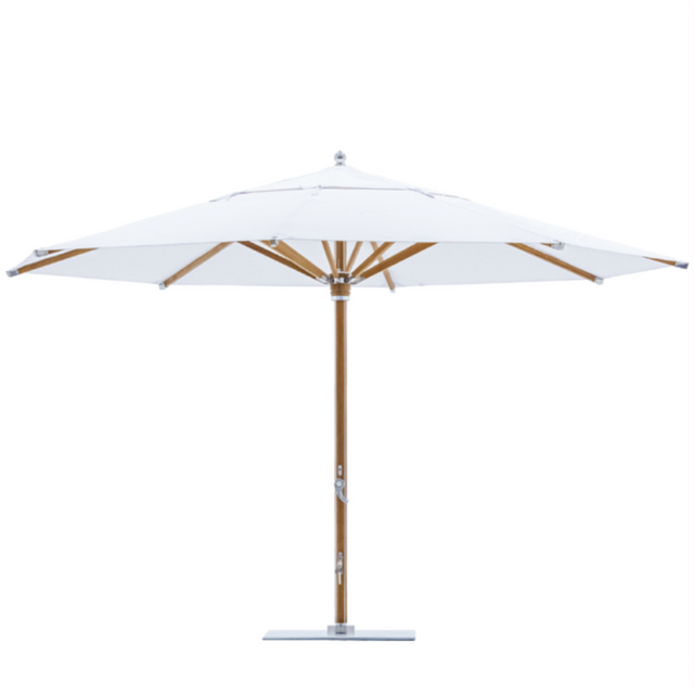 ocean master max nautical teak umbrella | Tuuci