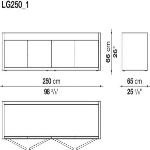 liago credenza | b&b italia