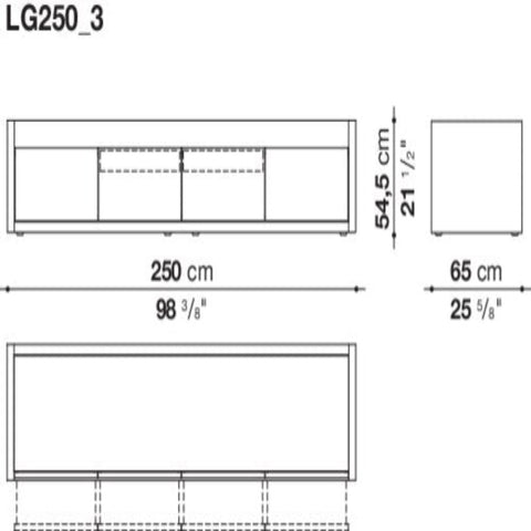 liago credenza | b&b italia