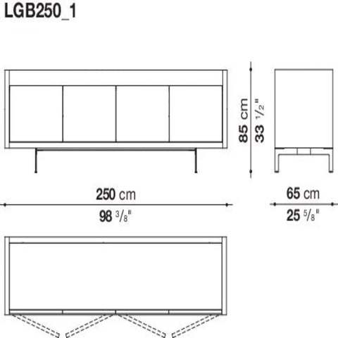 liago credenza | b&b italia