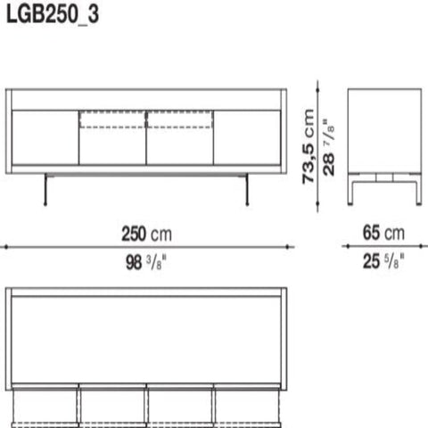 liago credenza | b&b italia