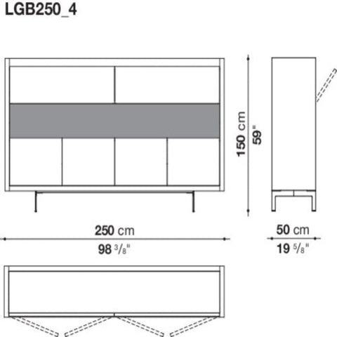 liago credenza | b&b italia