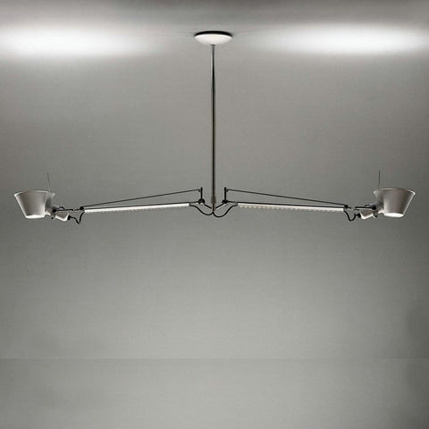 artemide tolomeo double sspension lamp