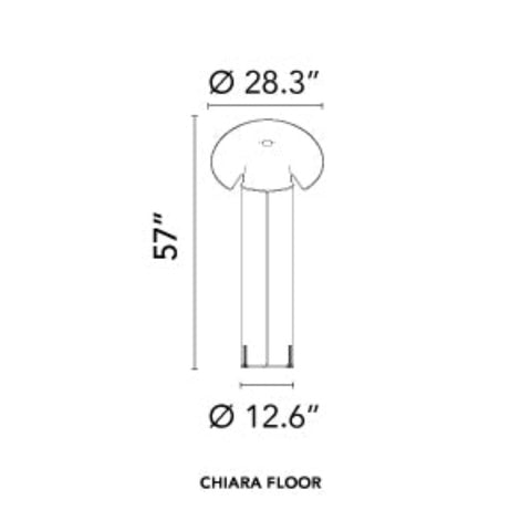 chiara LED floor lamp | flos