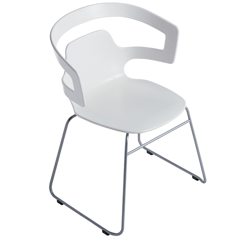 alias segesta sled base stacking chair