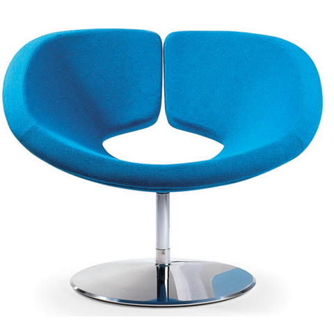 artifort apollo lounge chair in blue