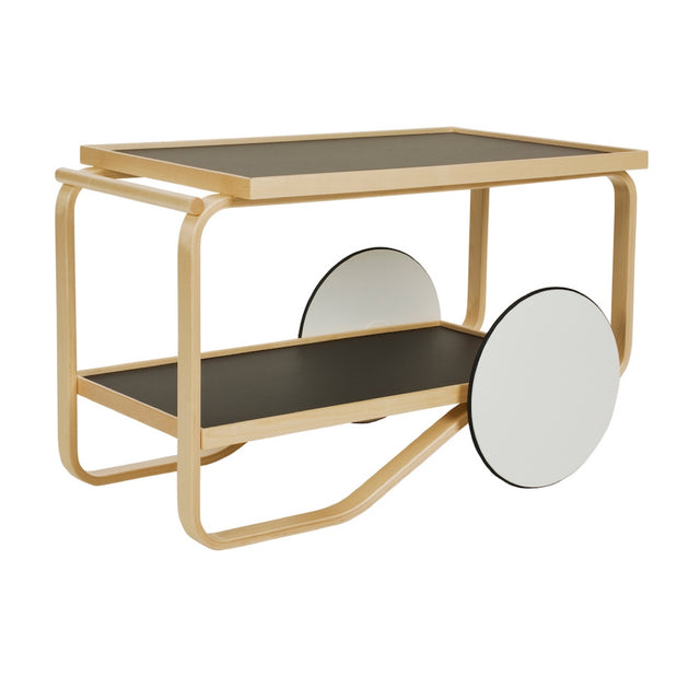 artek alvar aalto tea trolley 901 black