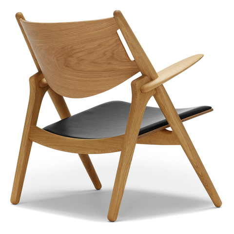 carl hansen ch28p upholstered easy chair