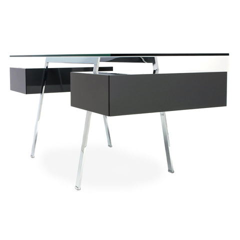 bensen homework desk 2 glass top 