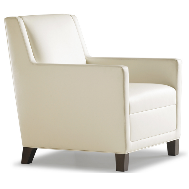 bernhardt design blaine lounge chair in white