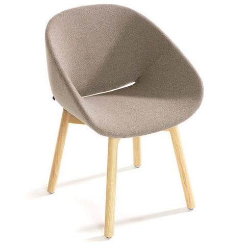 artifort beso wood 4 leg armchair