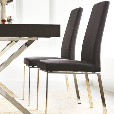 bess dining chair metal legs | Calligaris