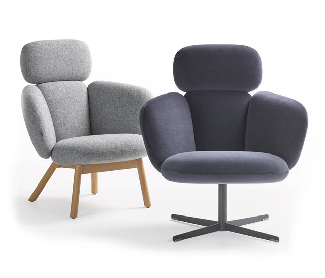 bras-highback-wood and metal bases