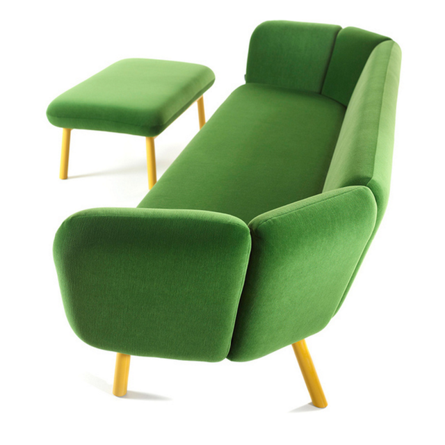 artifort bras footstool with sofa