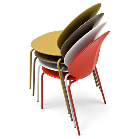 calligaris basil stackable chair colors