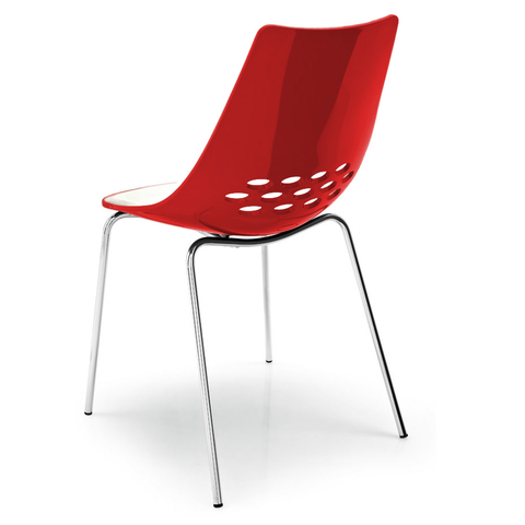 calligaris jam chair in red