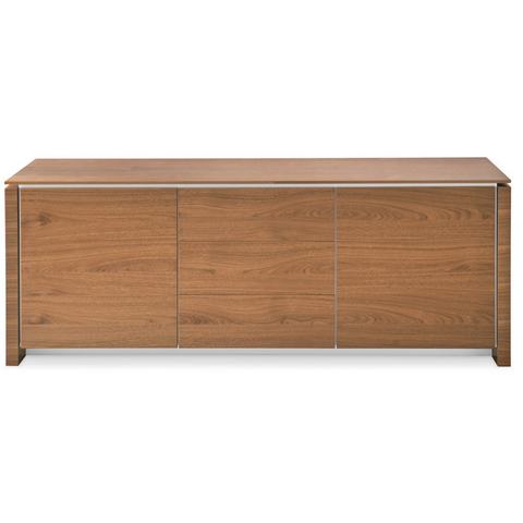 calligaris mag cabinet in walnut