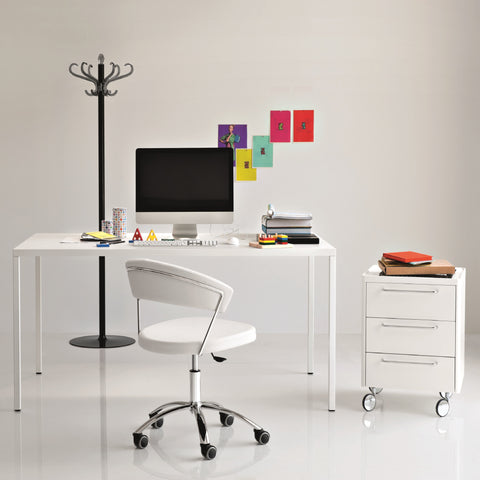 calligaris new york swivel office chair staged