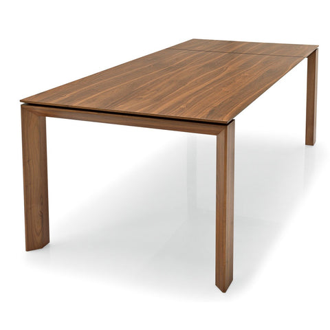 calligaris omnia 180 extendable wood dining table