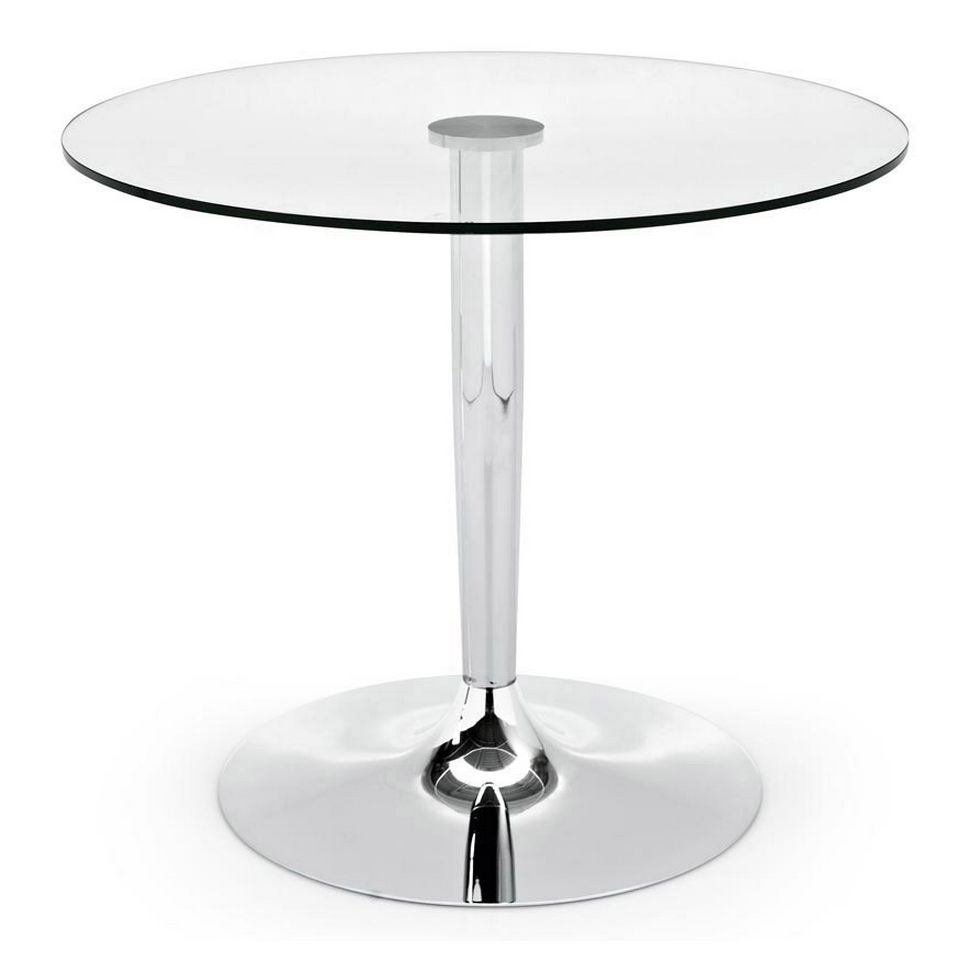 Small round sales glass dining table