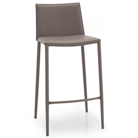 calligaris boheme counter stool in taupe