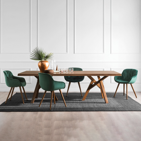 calligaris igloo soft dining chair staged