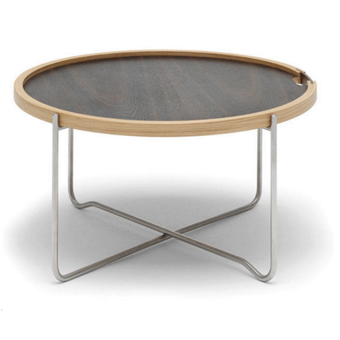 carl hansen ch417 tray table in black top