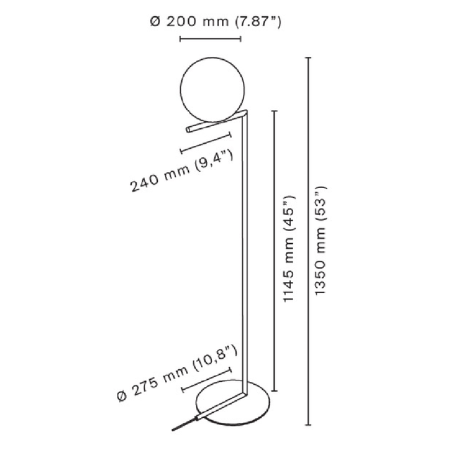 flos ic f floor lamp