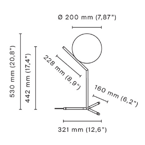 flos ic t1 high table lamp