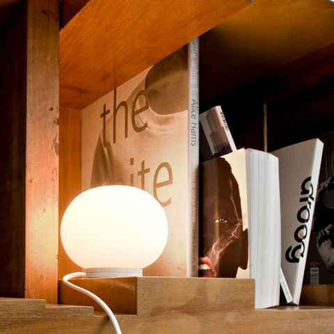 flos mini glo-ball t desk lamp